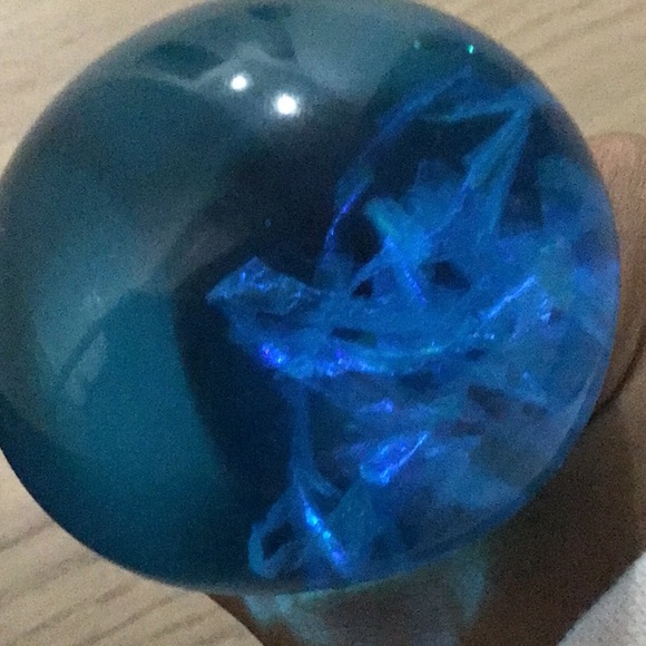 Blue water filled squishy. - Picture 4 of 4